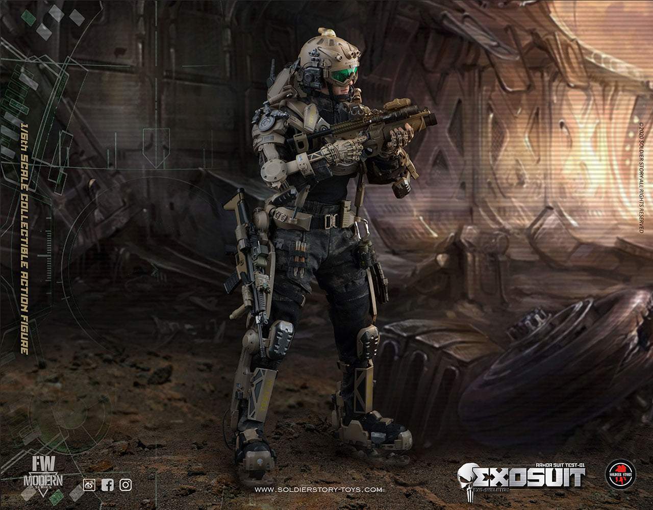 Pedido Figura Exo-Skeleton Armor Suit Test-01 marca Soldier Story SS122 escala 1/6