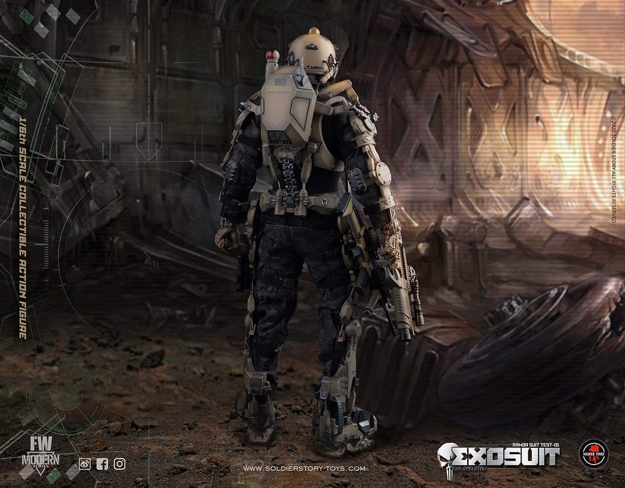 Pedido Figura Exo-Skeleton Armor Suit Test-01 marca Soldier Story SS122 escala 1/6