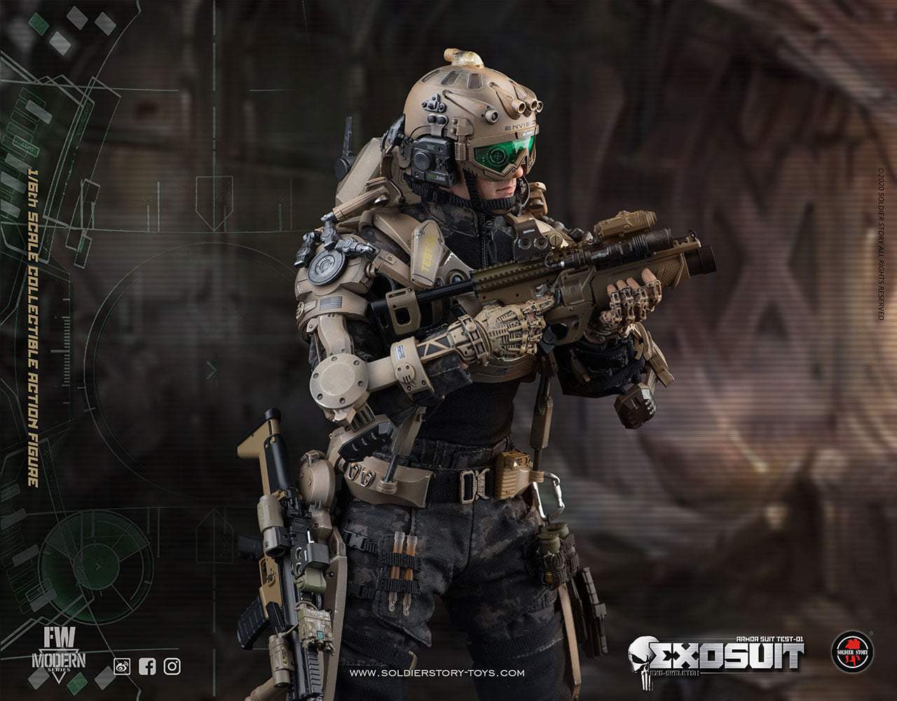 Pedido Figura Exo-Skeleton Armor Suit Test-01 marca Soldier Story SS122 escala 1/6