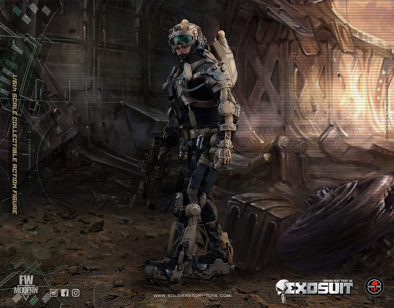 Pedido Figura Exo-Skeleton Armor Suit Test-01 marca Soldier Story SS122 escala 1/6