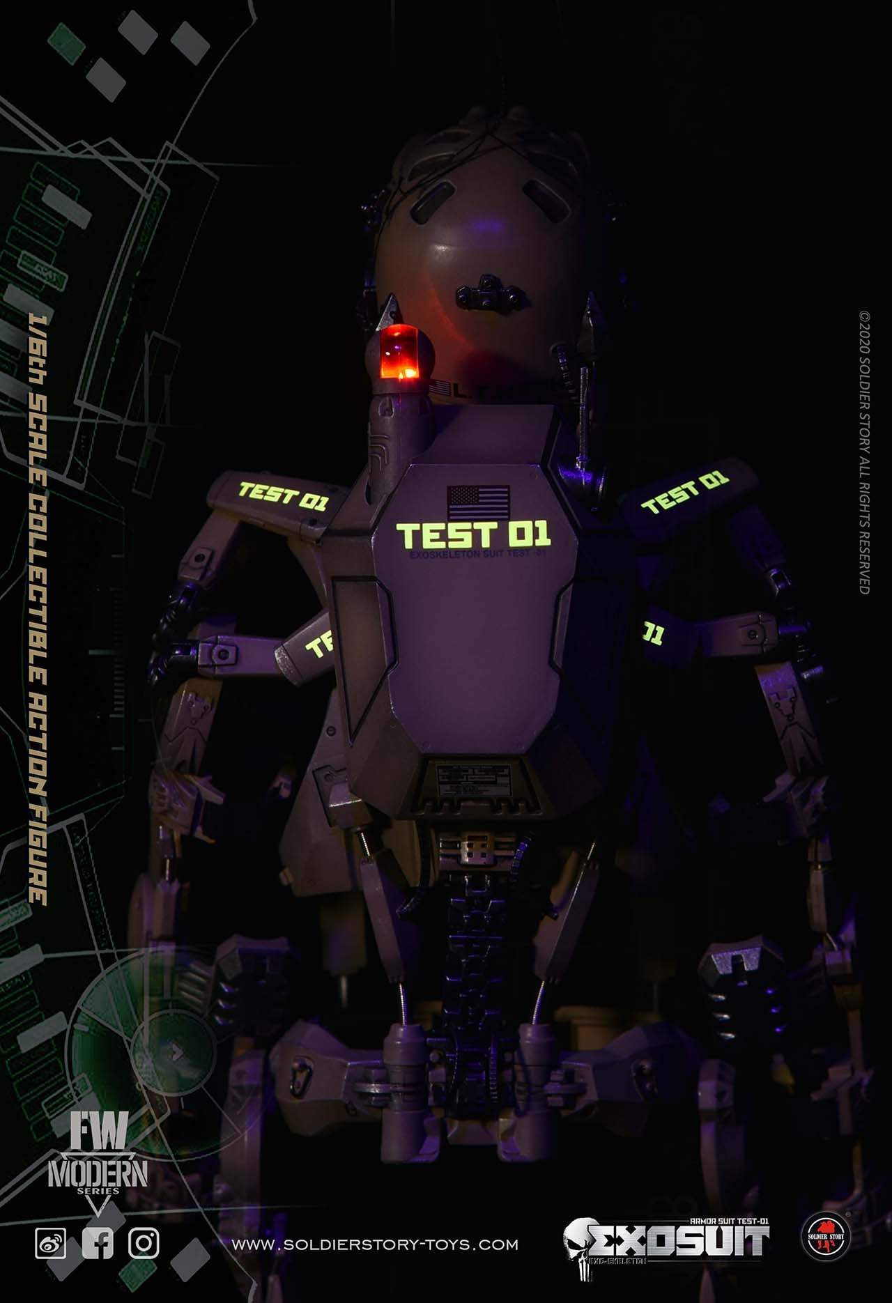 Pedido Figura Exo-Skeleton Armor Suit Test-01 marca Soldier Story SS122 escala 1/6