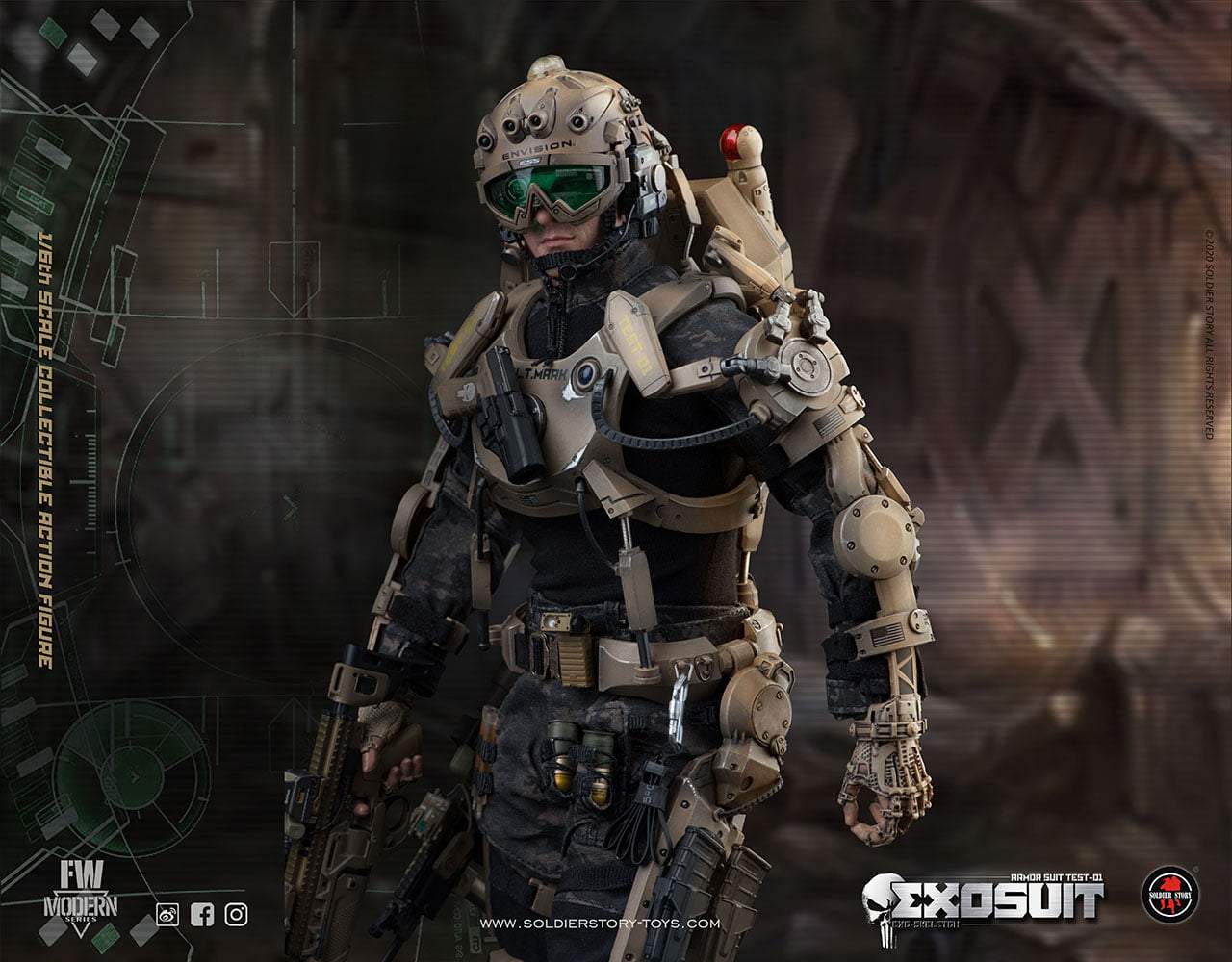 Pedido Figura Exo-Skeleton Armor Suit Test-01 marca Soldier Story SS122 escala 1/6