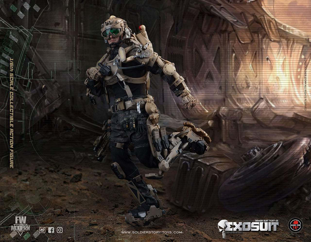 Pedido Figura Exo-Skeleton Armor Suit Test-01 marca Soldier Story SS122 escala 1/6
