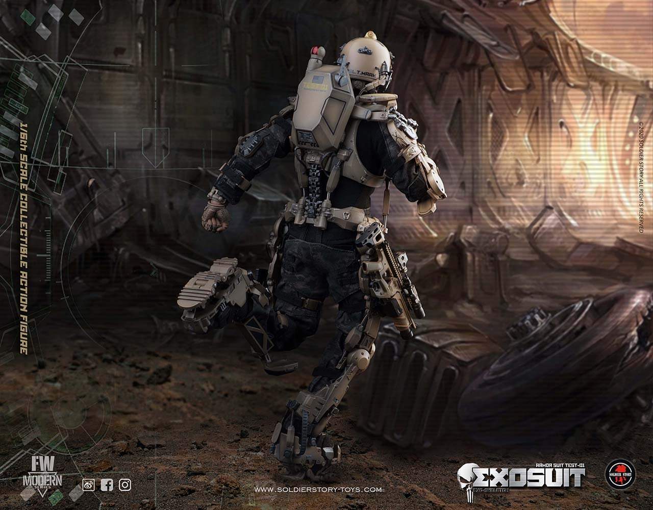 Pedido Figura Exo-Skeleton Armor Suit Test-01 marca Soldier Story SS122 escala 1/6