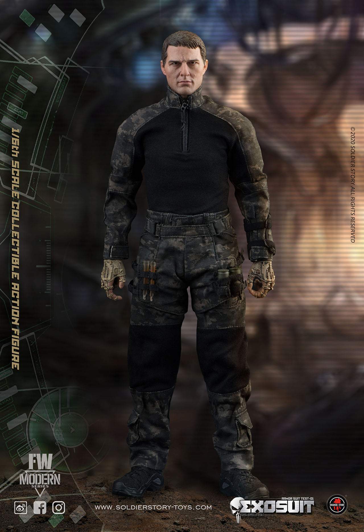 Pedido Figura Exo-Skeleton Armor Suit Test-01 marca Soldier Story SS122 escala 1/6