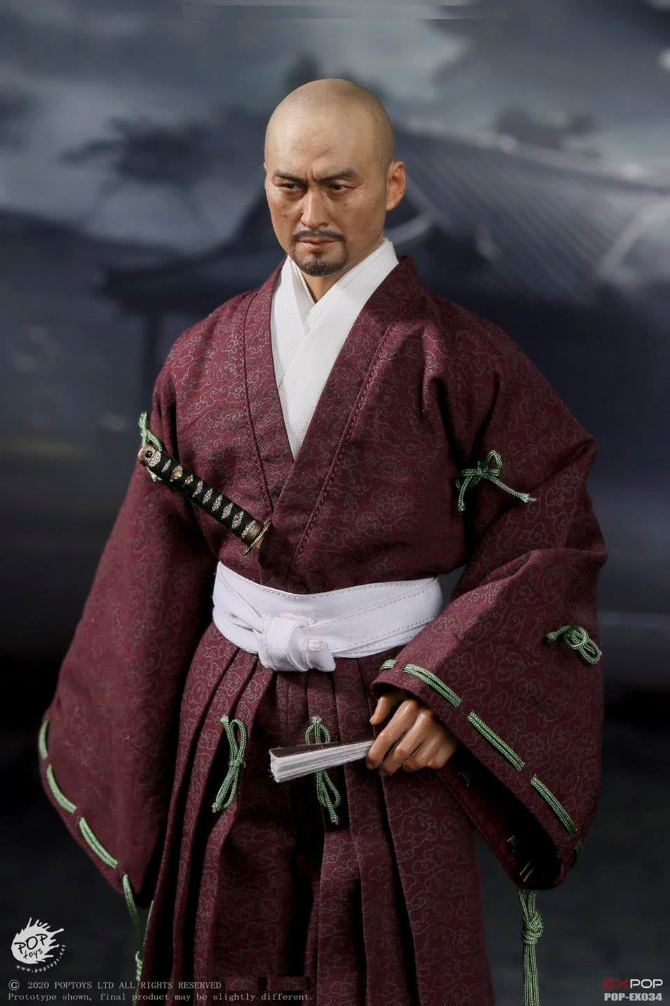 Pedido Figura Benevolent Samurai (Robes version) marca Poptoys EX034 escala 1/6 (BACK-ORDER)