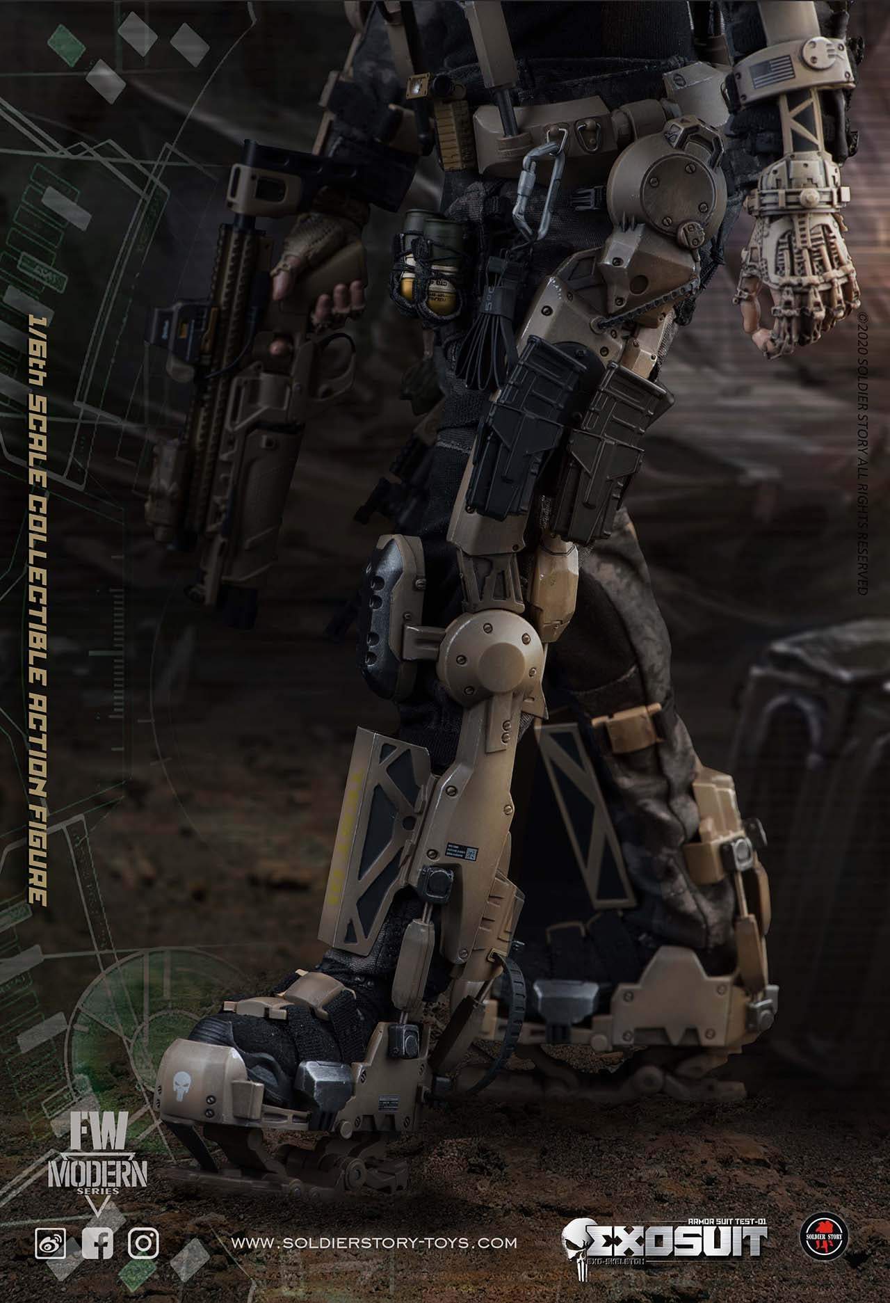 Pedido Figura Exo-Skeleton Armor Suit Test-01 marca Soldier Story SS122 escala 1/6