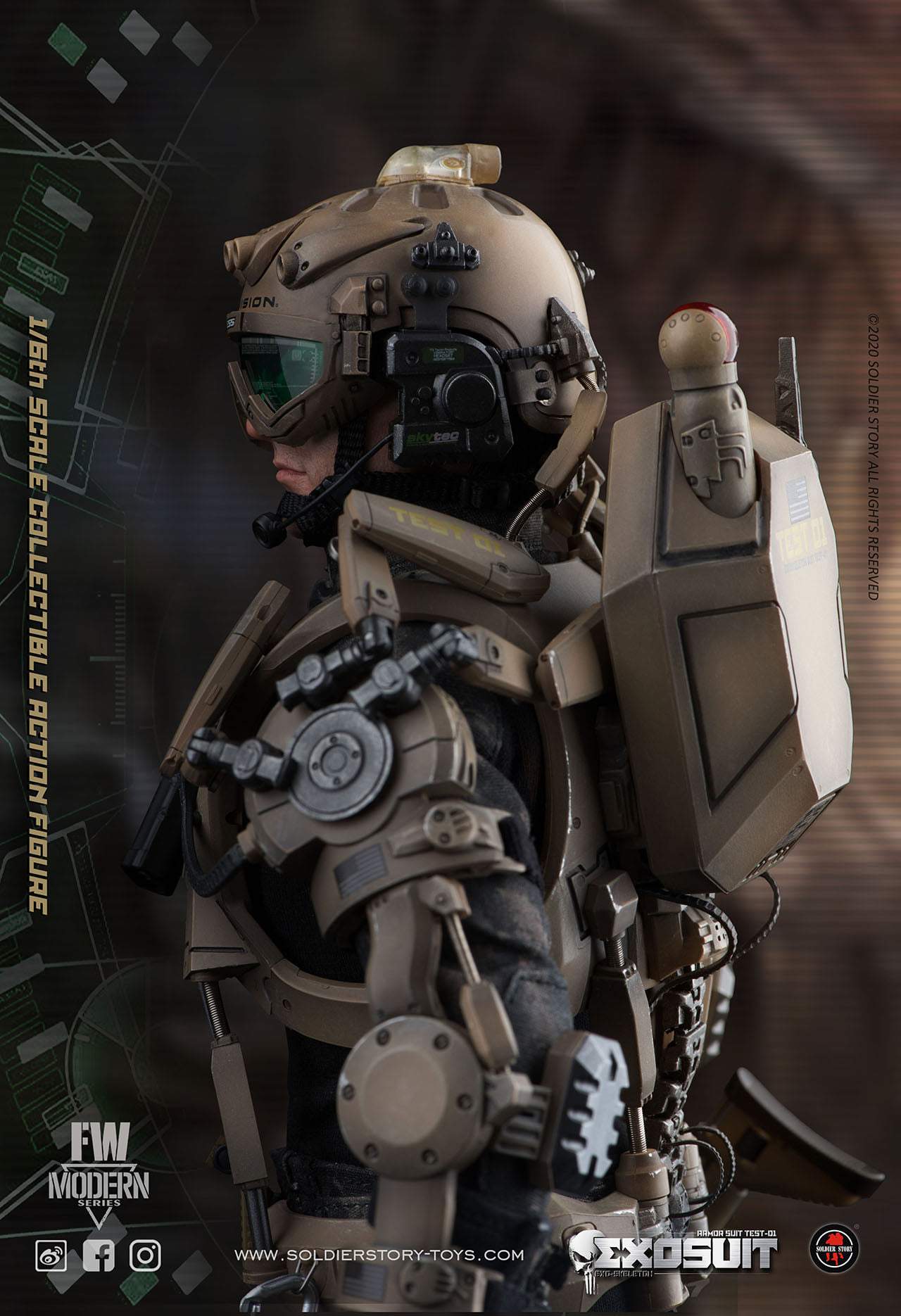 Pedido Figura Exo-Skeleton Armor Suit Test-01 marca Soldier Story SS122 escala 1/6