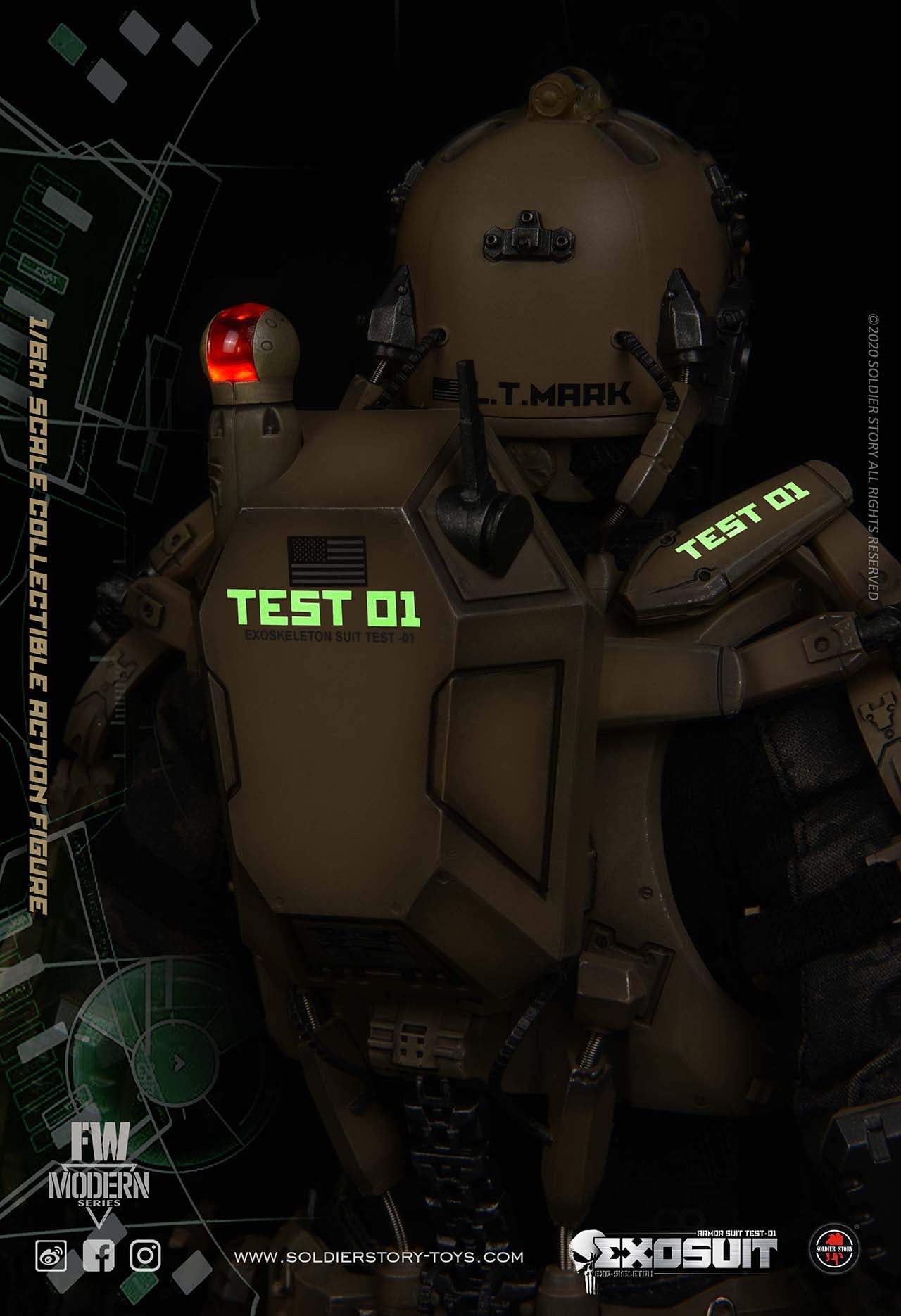 Pedido Figura Exo-Skeleton Armor Suit Test-01 marca Soldier Story SS122 escala 1/6