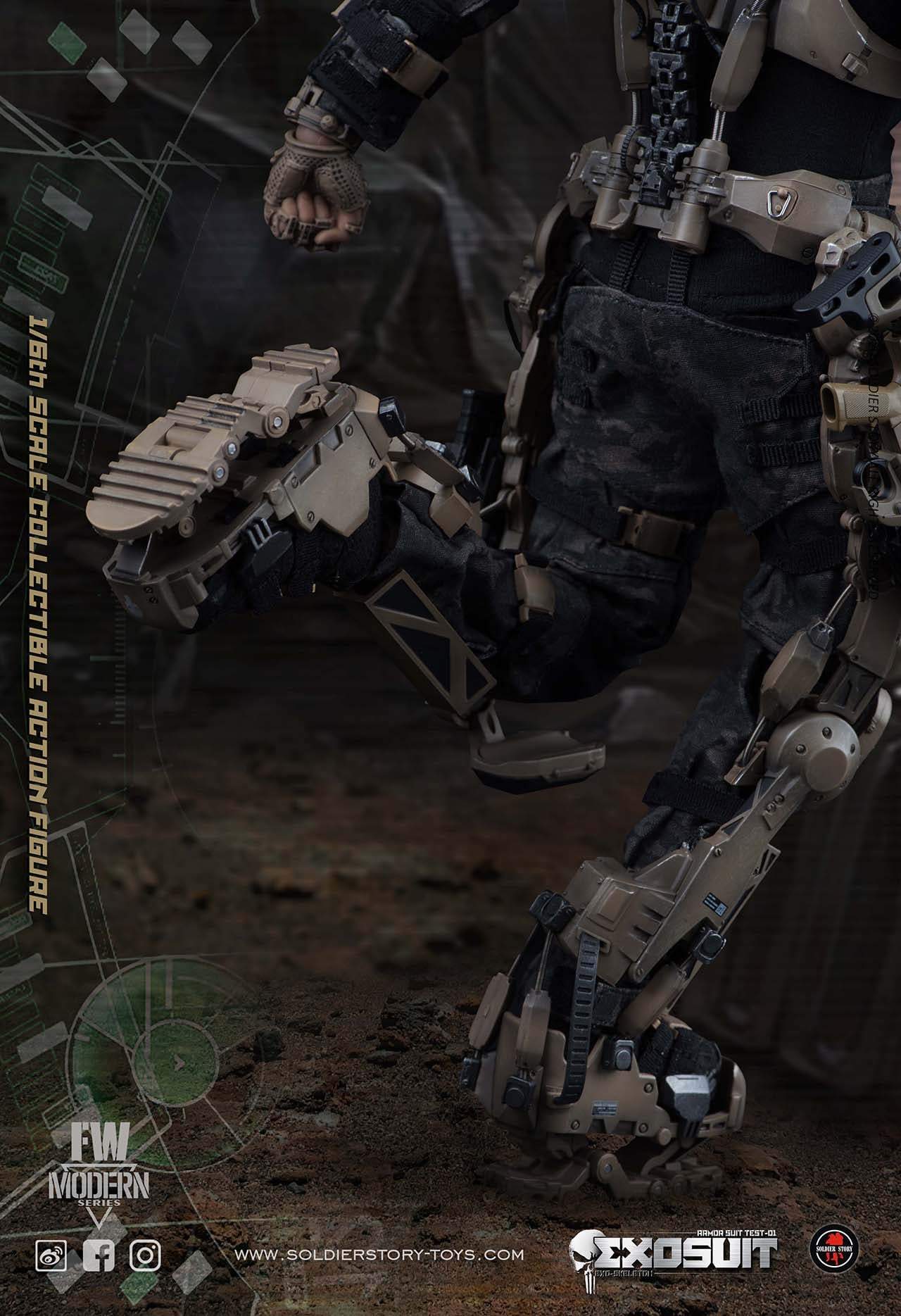 Pedido Figura Exo-Skeleton Armor Suit Test-01 marca Soldier Story SS122 escala 1/6