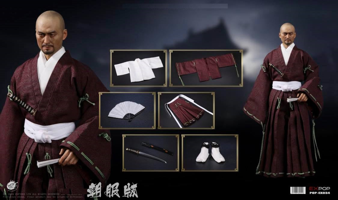 Pedido Figura Benevolent Samurai (Robes version) marca Poptoys EX034 escala 1/6 (BACK-ORDER)