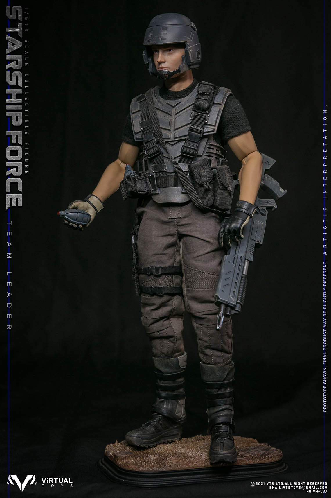 Pedido Figura Starship Force-Team Leader (Normal Edition) marca VTS Toys VM037 escala 1/6