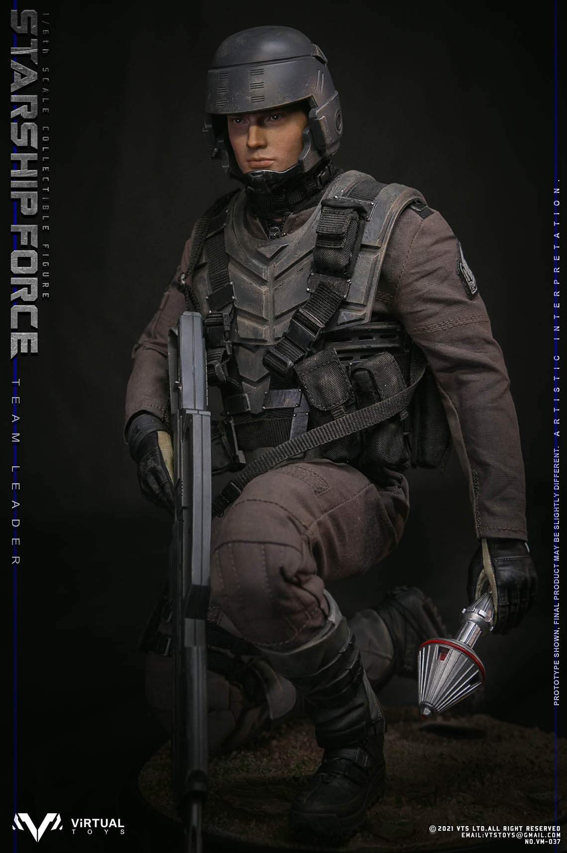 Pedido Figura Starship Force-Team Leader (Normal Edition) marca VTS Toys VM037 escala 1/6