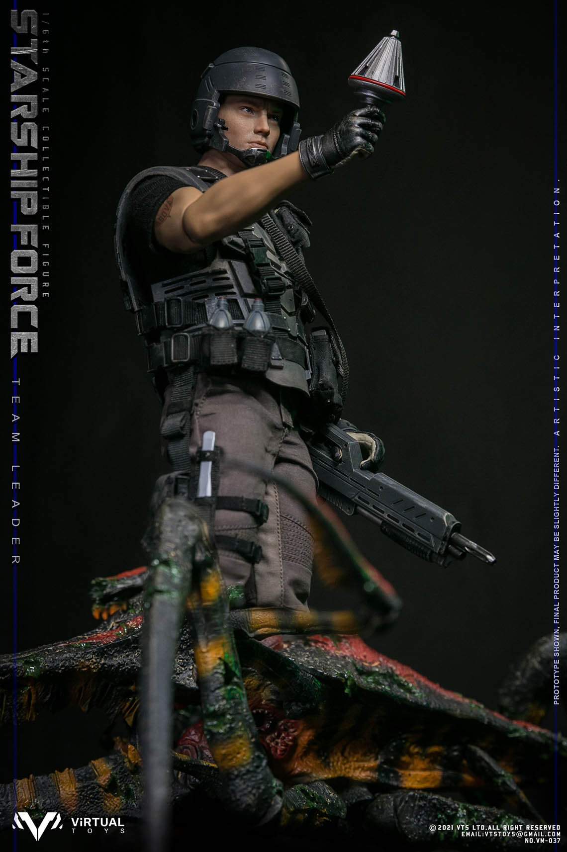 Pedido Figura Starship Force-Team Leader (Deluxe Edition) marca VTS Toys VM037DX escala 1/6