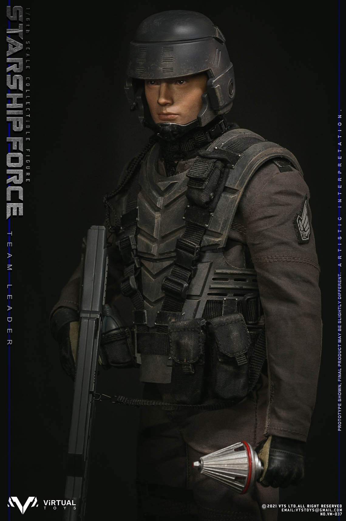 Pedido Figura Starship Force-Team Leader (Normal Edition) marca VTS Toys VM037 escala 1/6