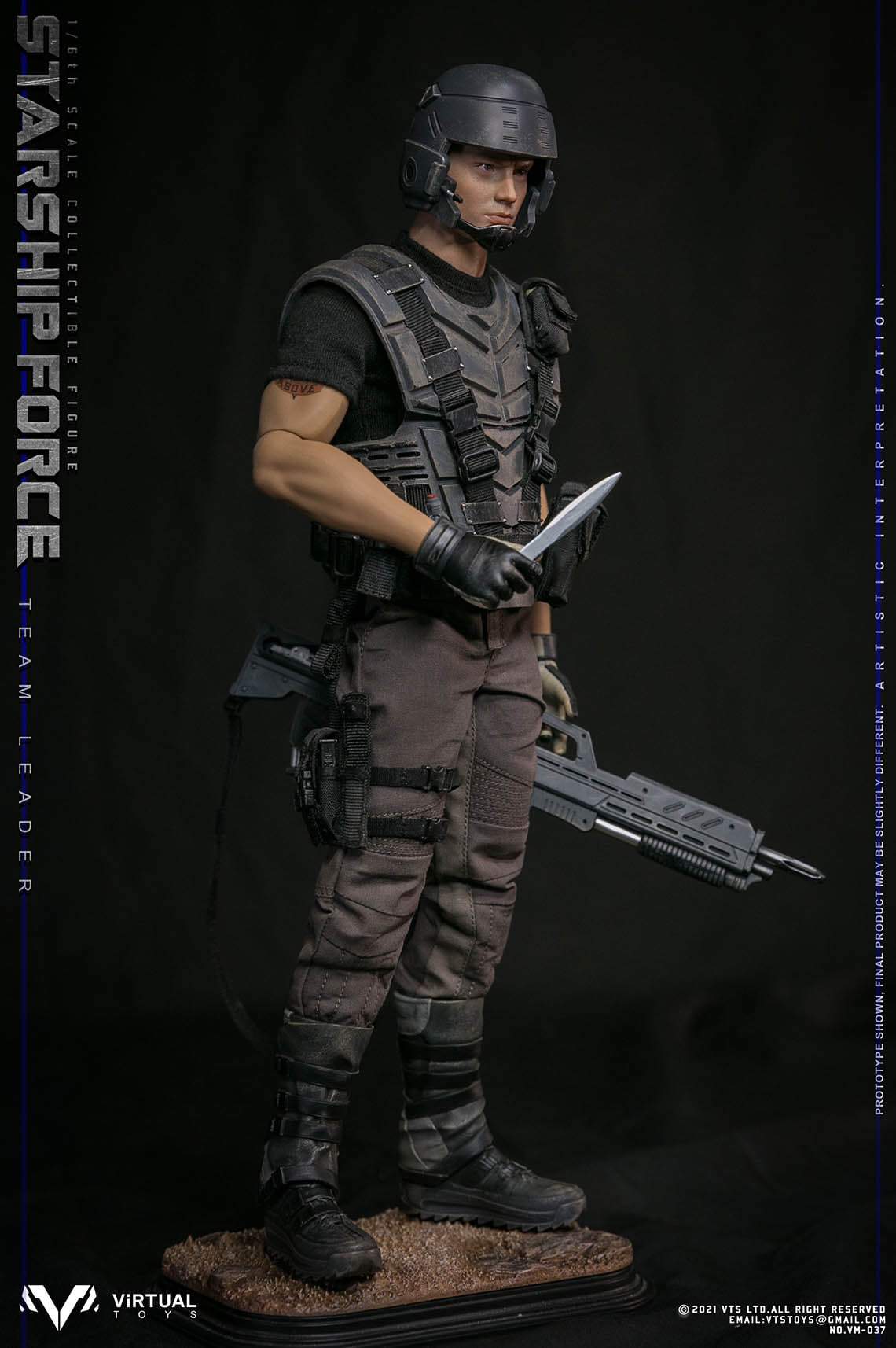 Pedido Figura Starship Force-Team Leader (Normal Edition) marca VTS Toys VM037 escala 1/6