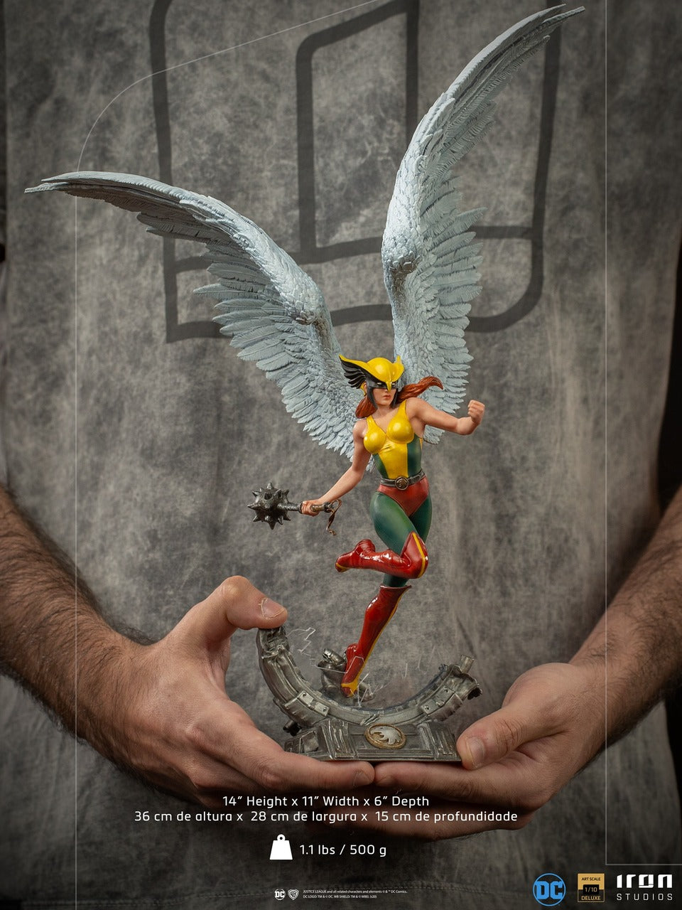 Pedido Estatua Hawkgirl Deluxe - DC Comics marca Iron Studios BDS escala de arte 1/10