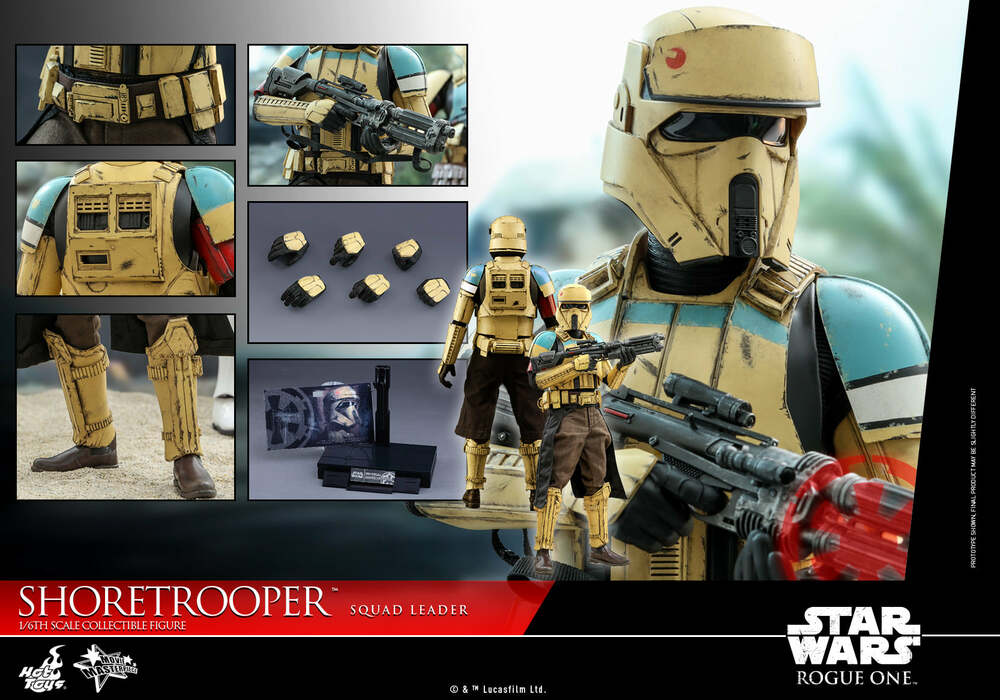 Pedido Figura Shoretrooper Squad Leader - Rogue One: A Star Wars Story marca Hot Toys MMS592 escala 1/6