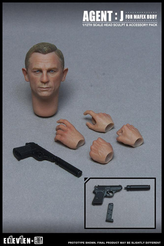 Pedido Accesorios Set Agent J marca KAI Studios escala pequeña 1/12