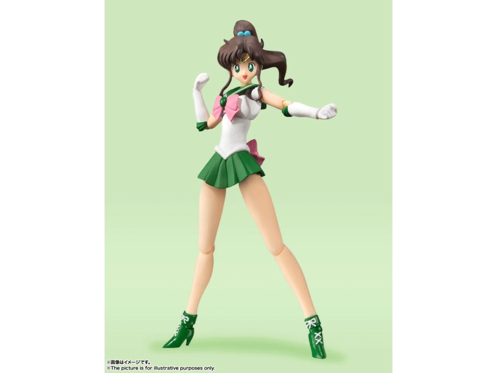 Pedido Figura Sailor Júpiter (Animation Color Edition) - Sailor Moon - S.H.Figuarts marca Bandai Spirits escala pequeña 1/12