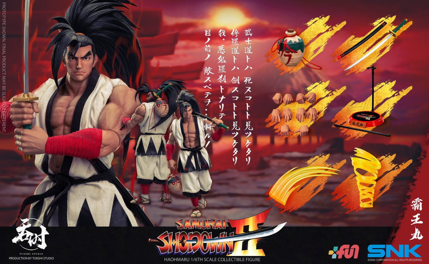 Pedido Figura Haohmaru - Samurai Shodown II marca Tunshi Studio SNK escala 1/6