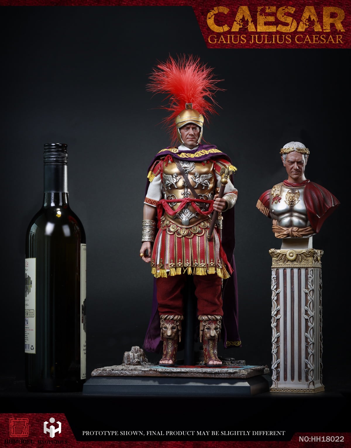 Pedido Figura Imperial Army- Julius Caesar (single) marca HaoYuToys HH18023 escala 1/6