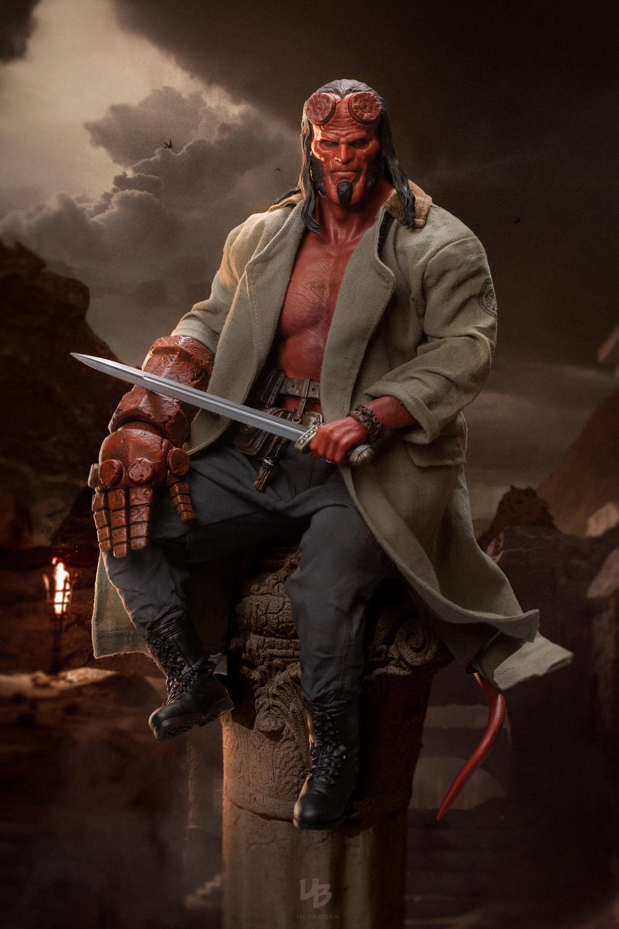 Pedido Figura Hellboy (2019) marca Hot Toys MMS527 escala 1/6