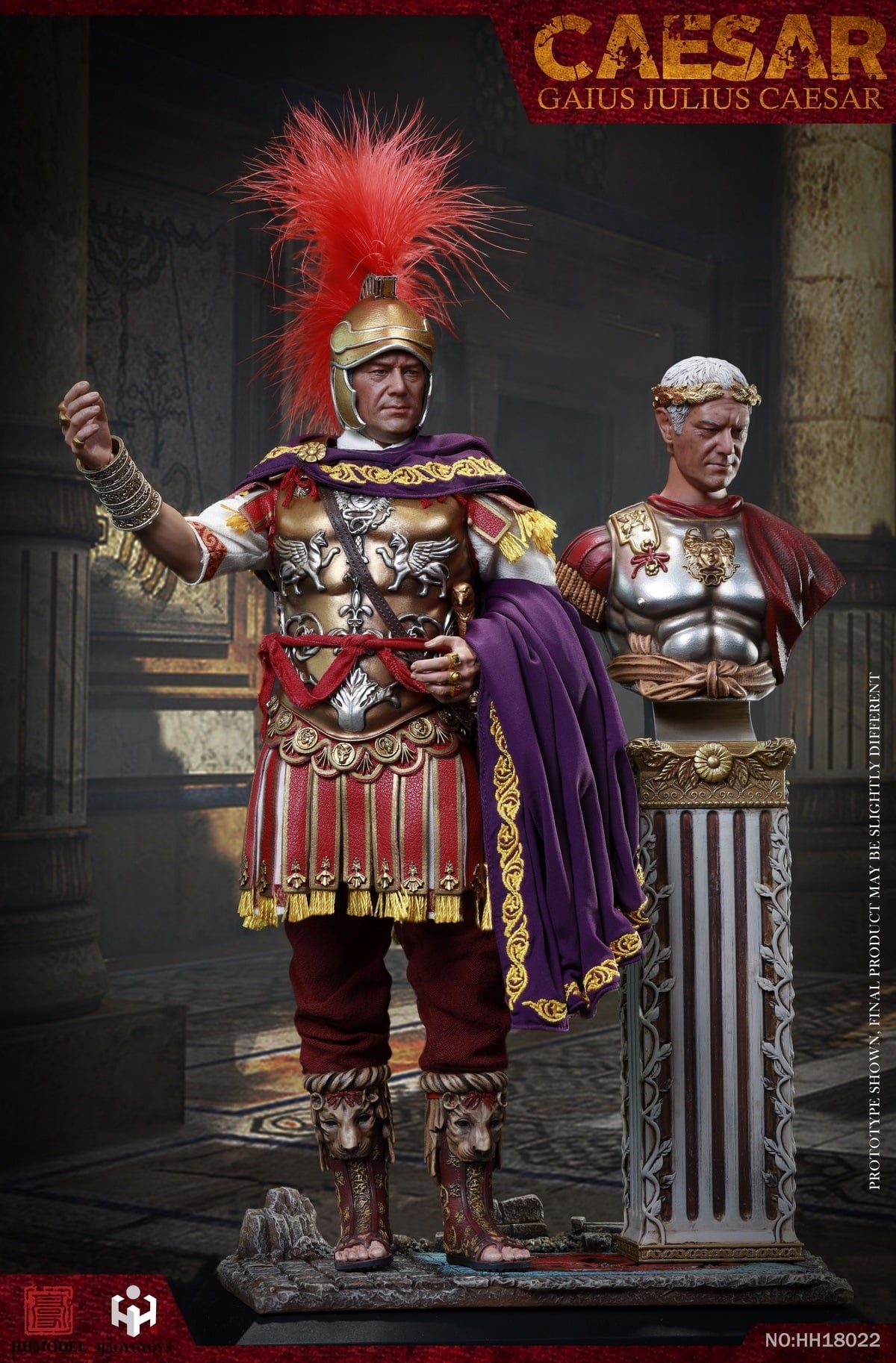 Pedido Figura Imperial Army- Julius Caesar (single) marca HaoYuToys HH18023 escala 1/6