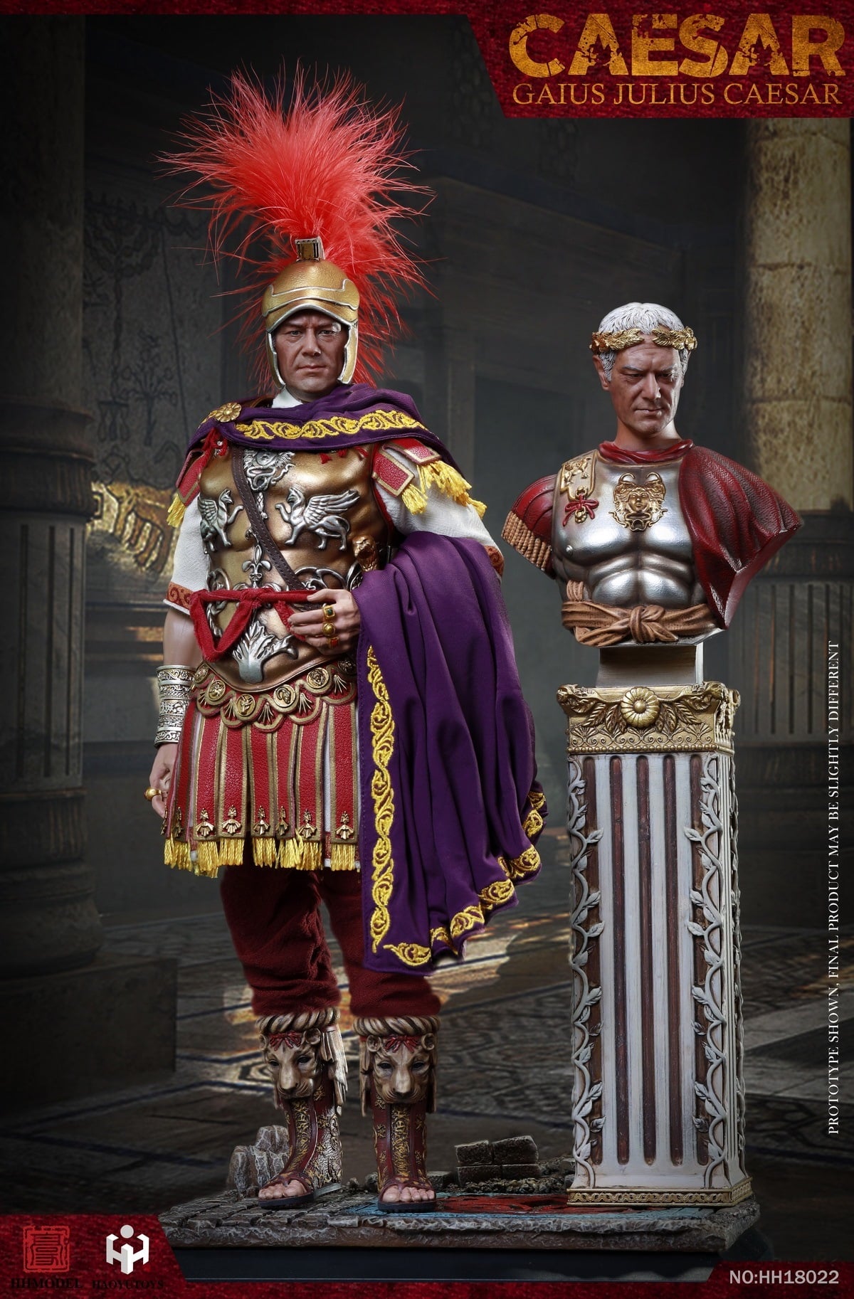 Pedido Figura Imperial Army- Julius Caesar (single) marca HaoYuToys HH18023 escala 1/6