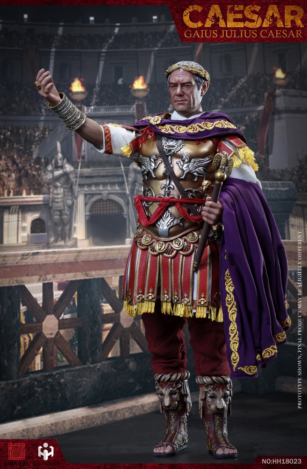 Pedido Figura Imperial Army- Julius Caesar (single) marca HaoYuToys HH18023 escala 1/6