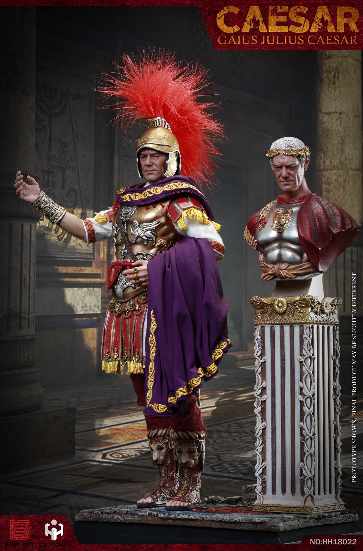 Pedido Figura Imperial Army- Julius Caesar (single) marca HaoYuToys HH18023 escala 1/6