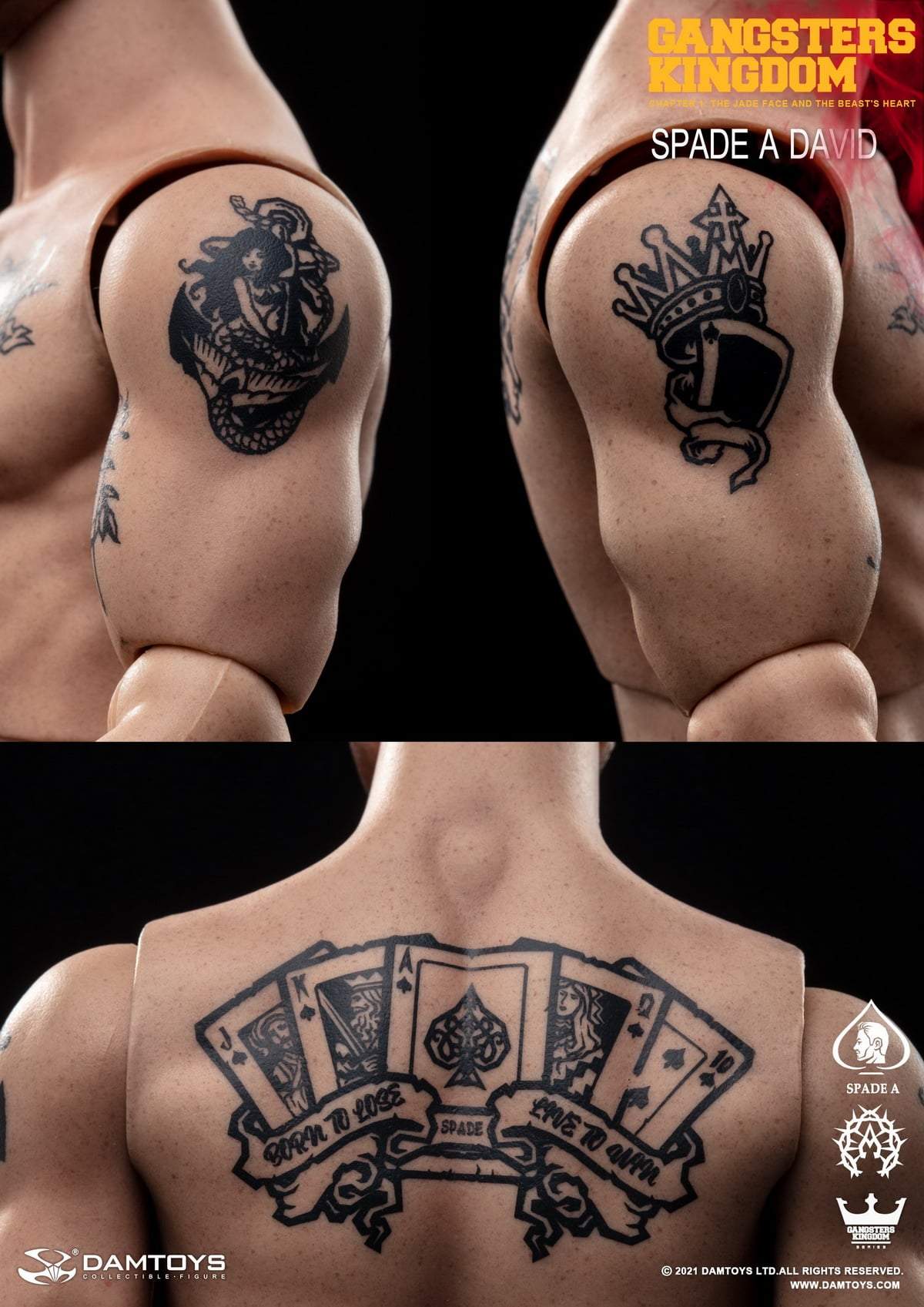 Pedido Figura Spade A David - Gangsters Kingdom marca Damtoys GK022 escala 1/6