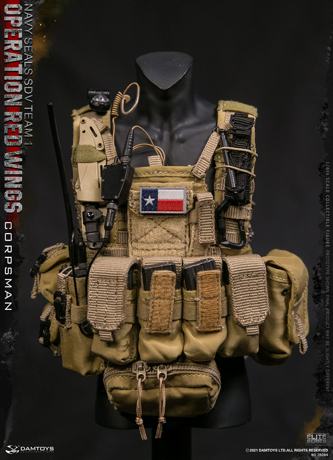 Pedido Figuras Operation Red Wings NAVY SEALS SDV TEAM 1 Corpsman y Sniper (set doble) marca Damtoys 78084 y 78085 escala 1/6