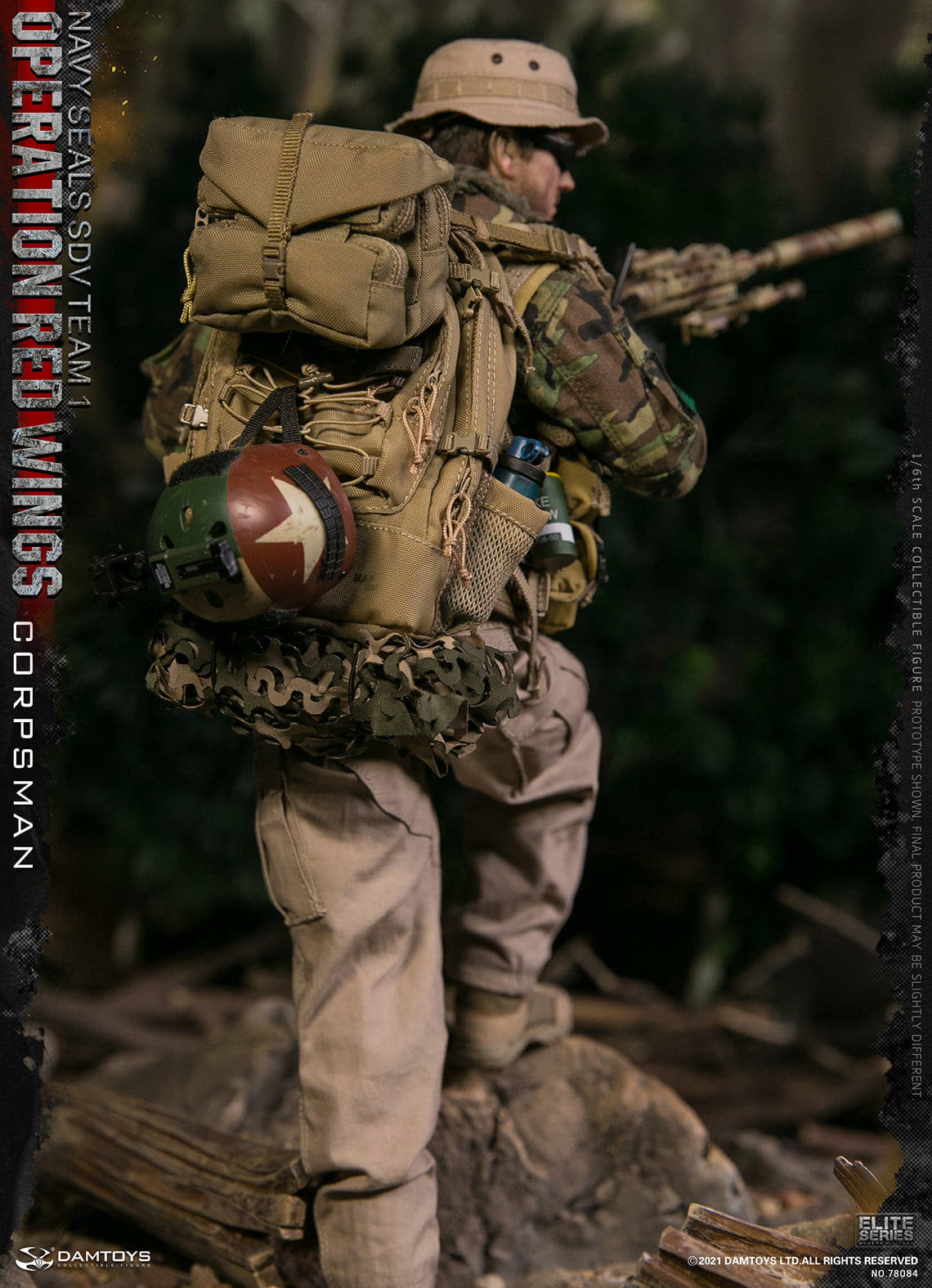 Pedido Figuras Operation Red Wings NAVY SEALS SDV TEAM 1 Corpsman y Sniper (set doble) marca Damtoys 78084 y 78085 escala 1/6