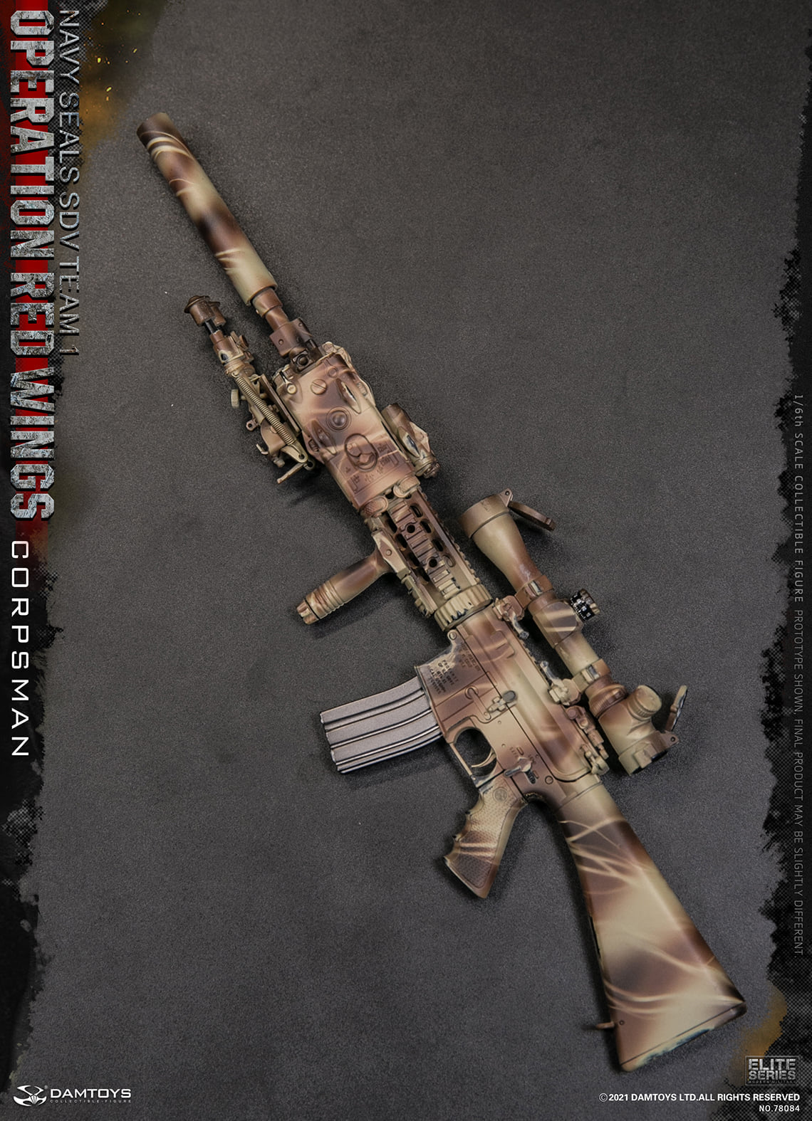 Pedido Figuras Operation Red Wings NAVY SEALS SDV TEAM 1 Corpsman y Sniper (set doble) marca Damtoys 78084 y 78085 escala 1/6