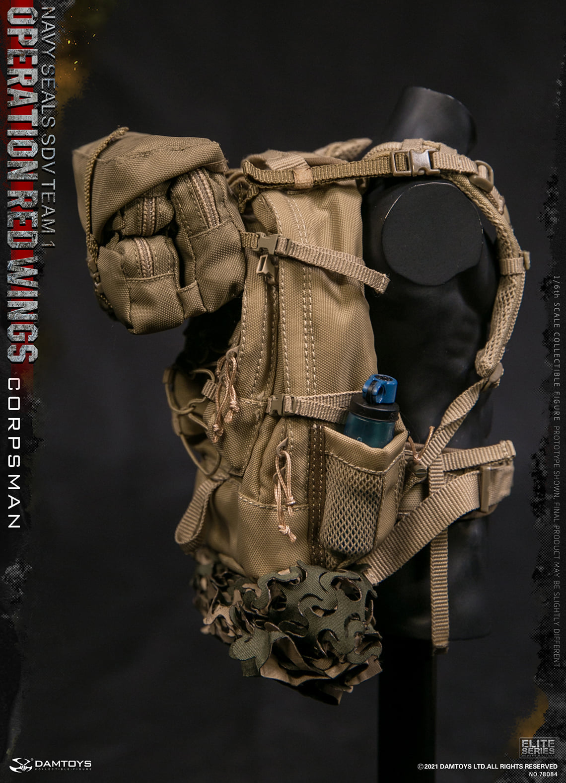 Pedido Figuras Operation Red Wings NAVY SEALS SDV TEAM 1 Corpsman y Sniper (set doble) marca Damtoys 78084 y 78085 escala 1/6
