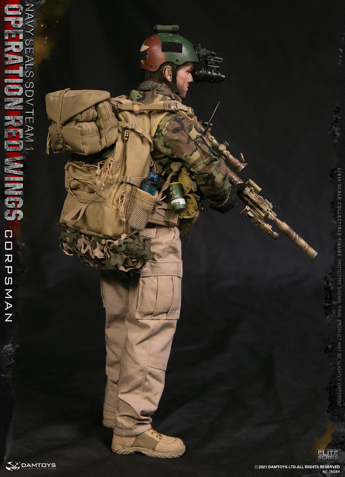 Pedido Figuras Operation Red Wings NAVY SEALS SDV TEAM 1 Corpsman y Sniper (set doble) marca Damtoys 78084 y 78085 escala 1/6