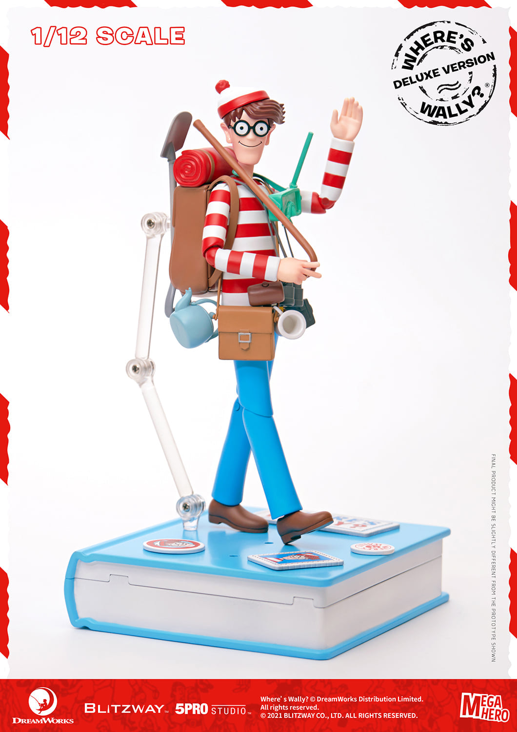 Pedido Figura Waldo (Deluxe version) - Where´s Waldo? marca Blitzway 5PRO-MG-20303 escala pequeña 1/12 (18 cm)