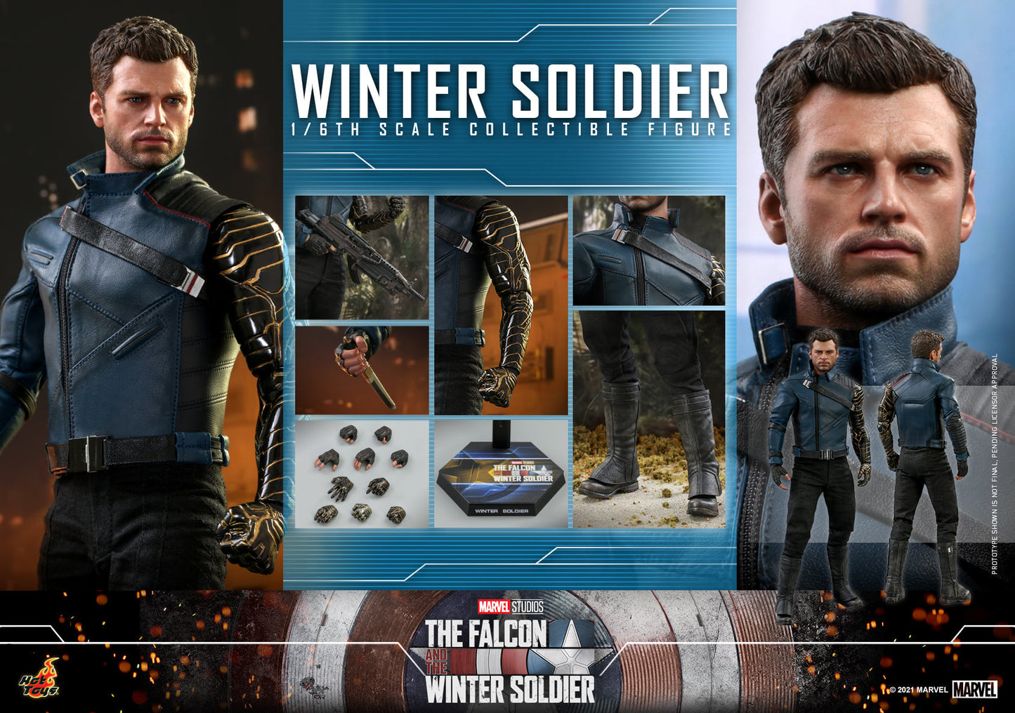 Pedido Figura Winter Soldier marca Hot Toys TMS039 escala 1/6