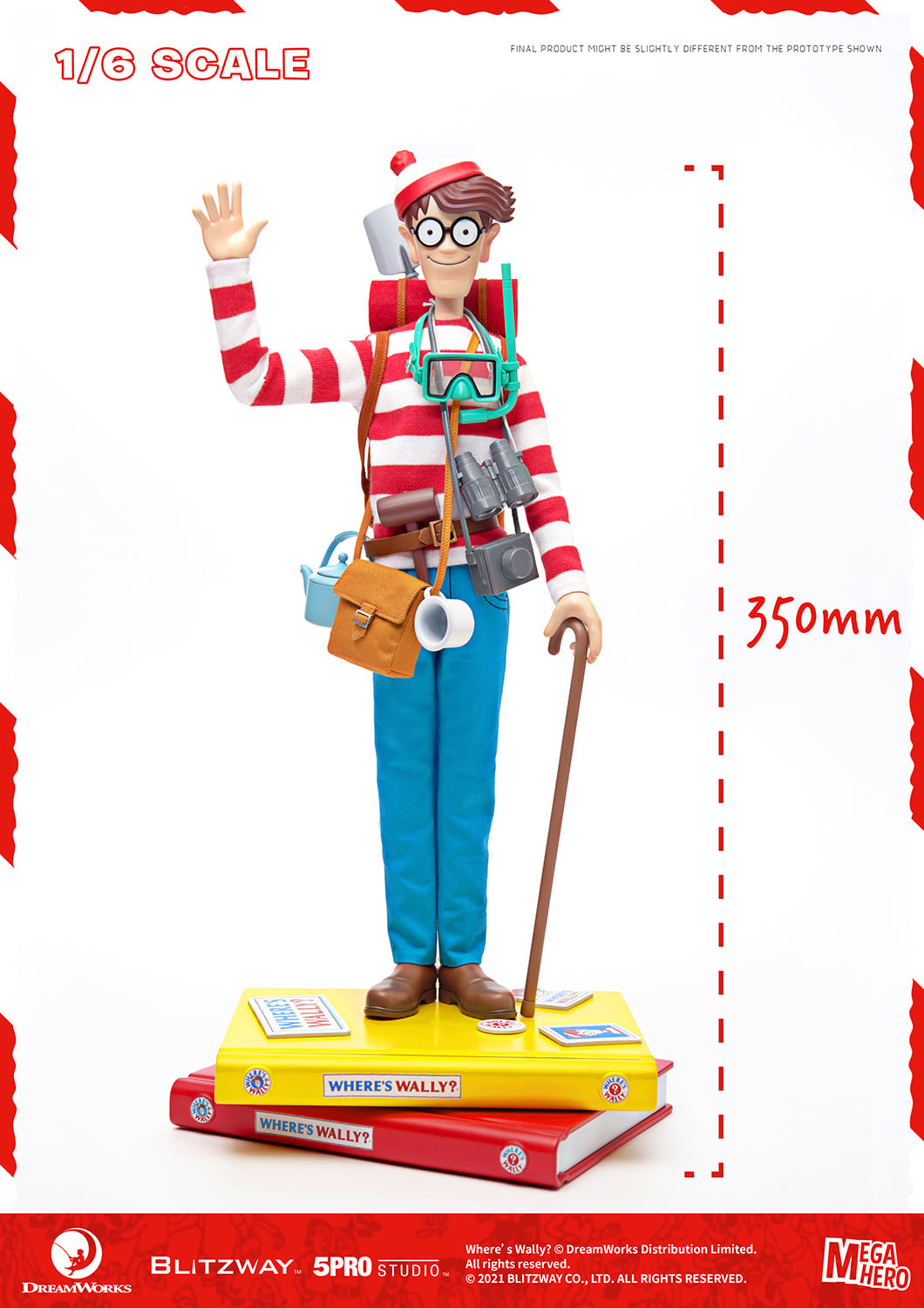 Pedido Figura Wally - Where´s Waldo? marca Blitzway 5PRO-MG-20301 escala 1/6