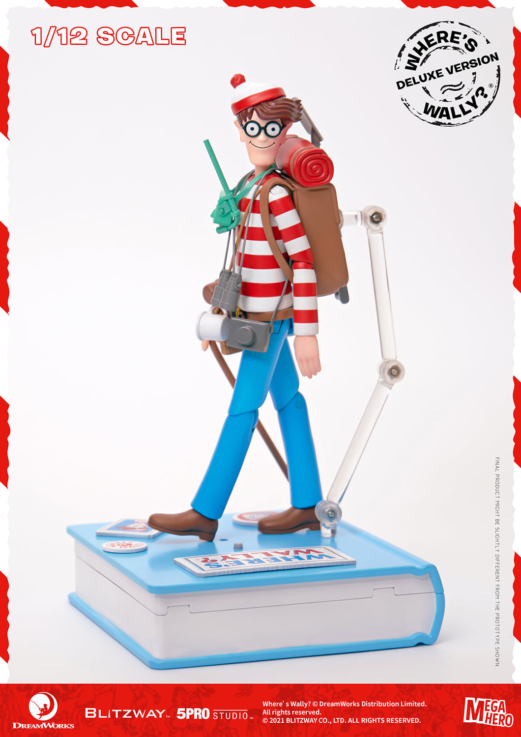 Pedido Figura Waldo (Deluxe version) - Where´s Waldo? marca Blitzway 5PRO-MG-20303 escala pequeña 1/12 (18 cm)
