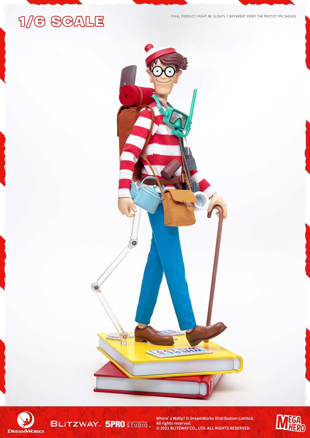 Pedido Figura Wally - Where´s Waldo? marca Blitzway 5PRO-MG-20301 escala 1/6