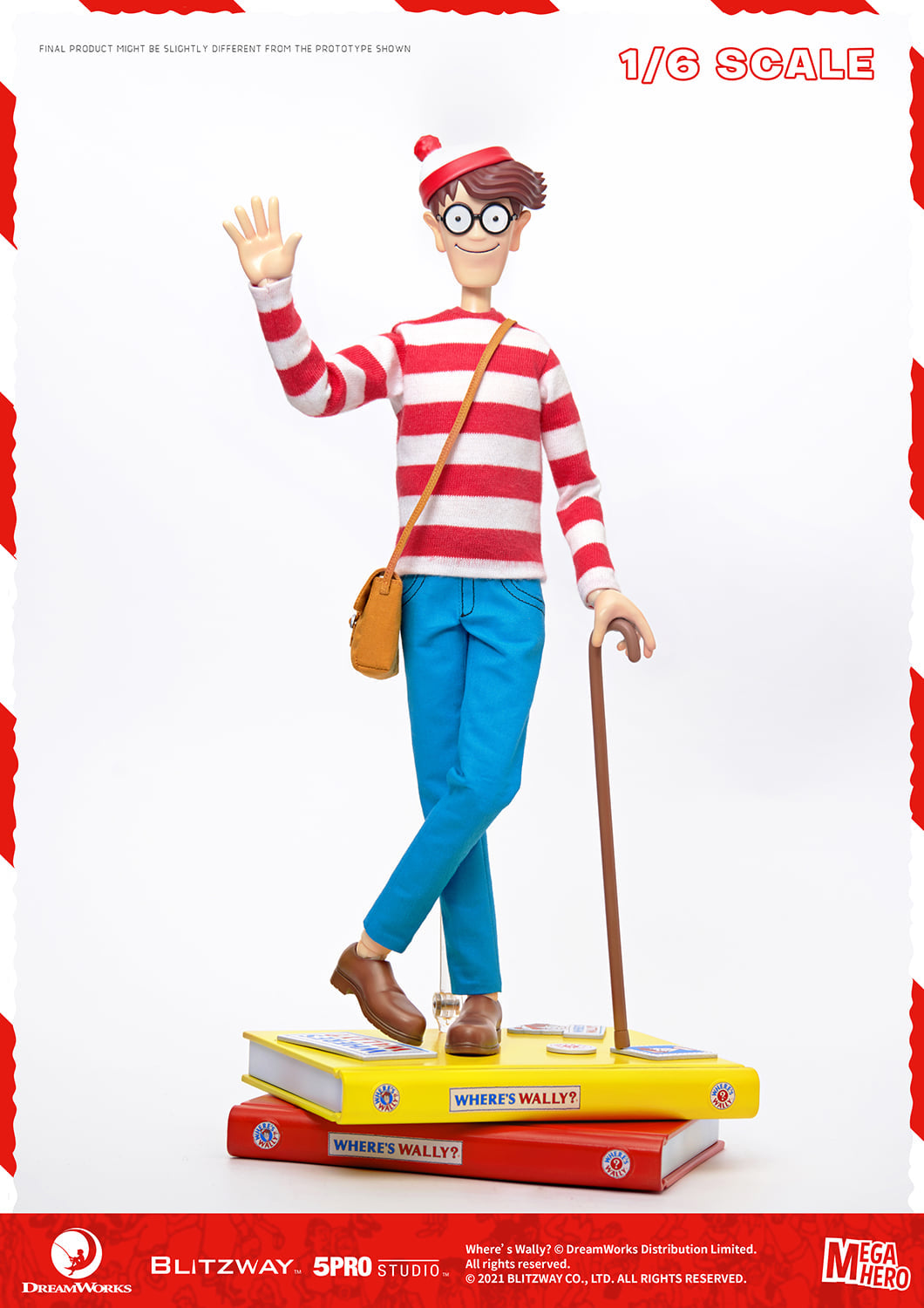 Pedido Figura Wally - Where´s Waldo? marca Blitzway 5PRO-MG-20301 escala 1/6