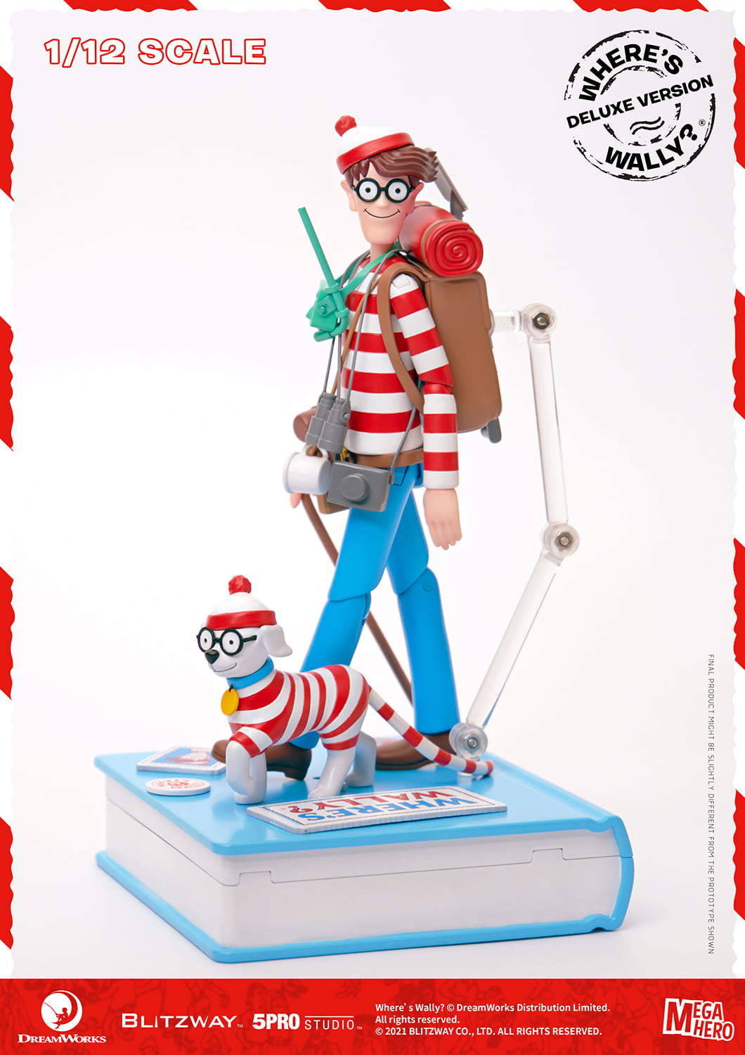Pedido Figura Waldo (Deluxe version) - Where´s Waldo? marca Blitzway 5PRO-MG-20303 escala pequeña 1/12 (18 cm)