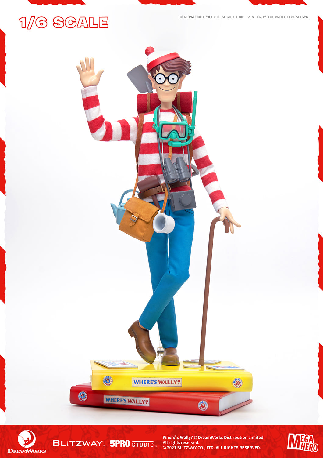 Pedido Figura Wally - Where´s Waldo? marca Blitzway 5PRO-MG-20301 escala 1/6