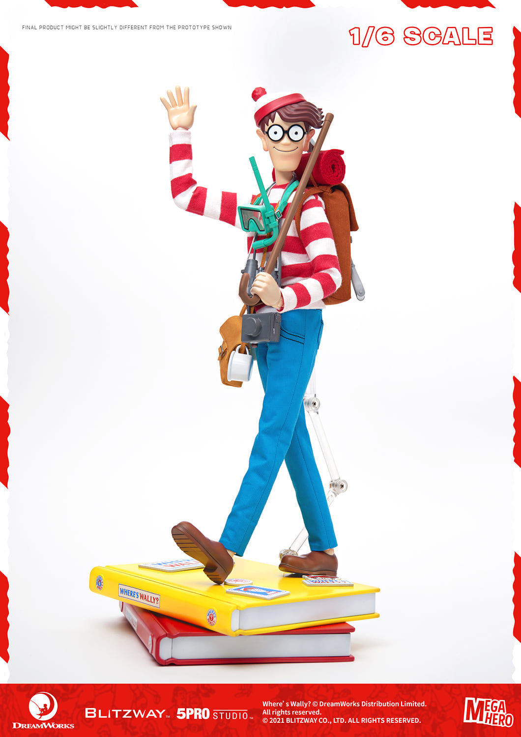 Pedido Figura Wally - Where´s Waldo? marca Blitzway 5PRO-MG-20301 escala 1/6