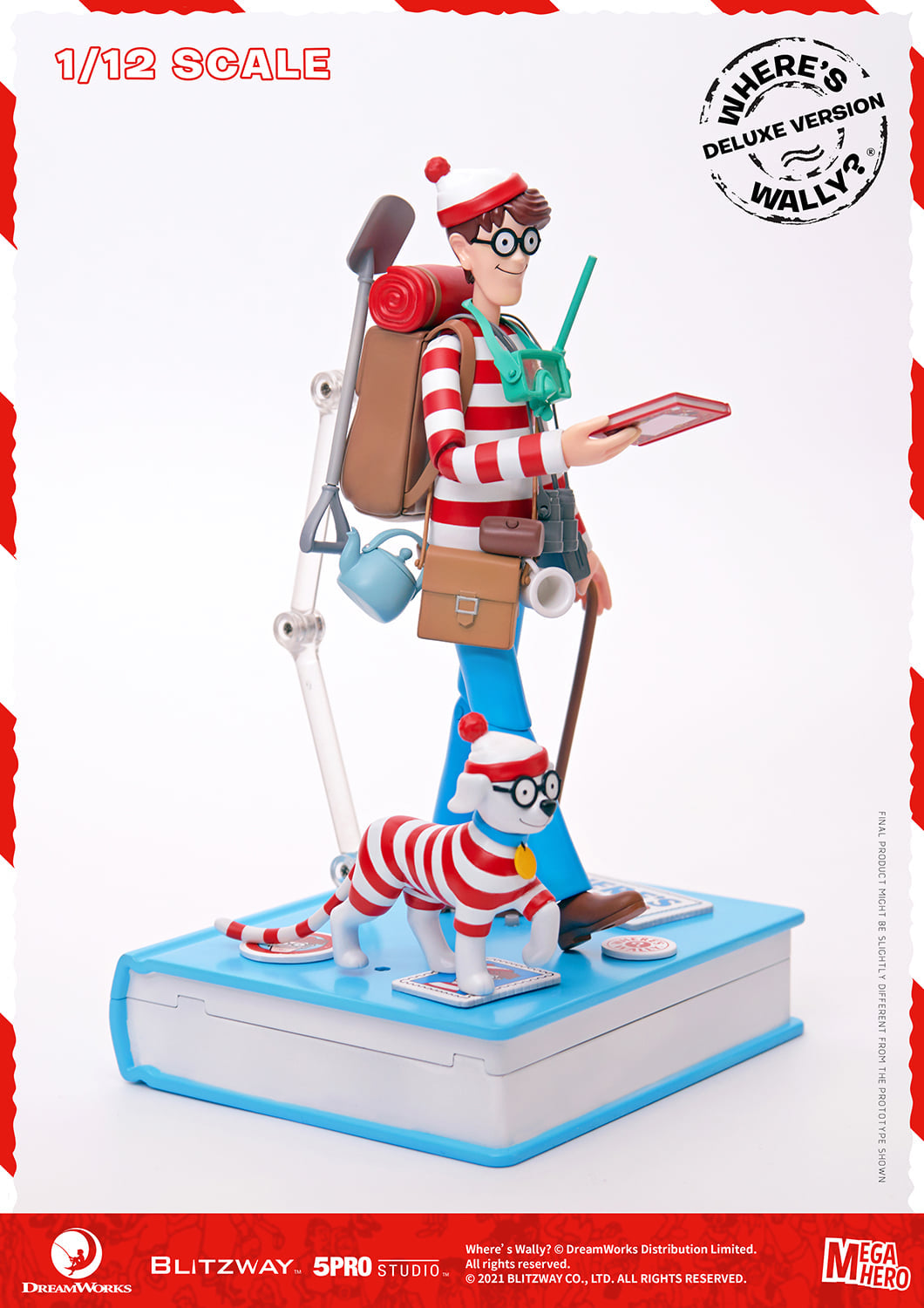 Pedido Figura Waldo (Deluxe version) - Where´s Waldo? marca Blitzway 5PRO-MG-20303 escala pequeña 1/12 (18 cm)