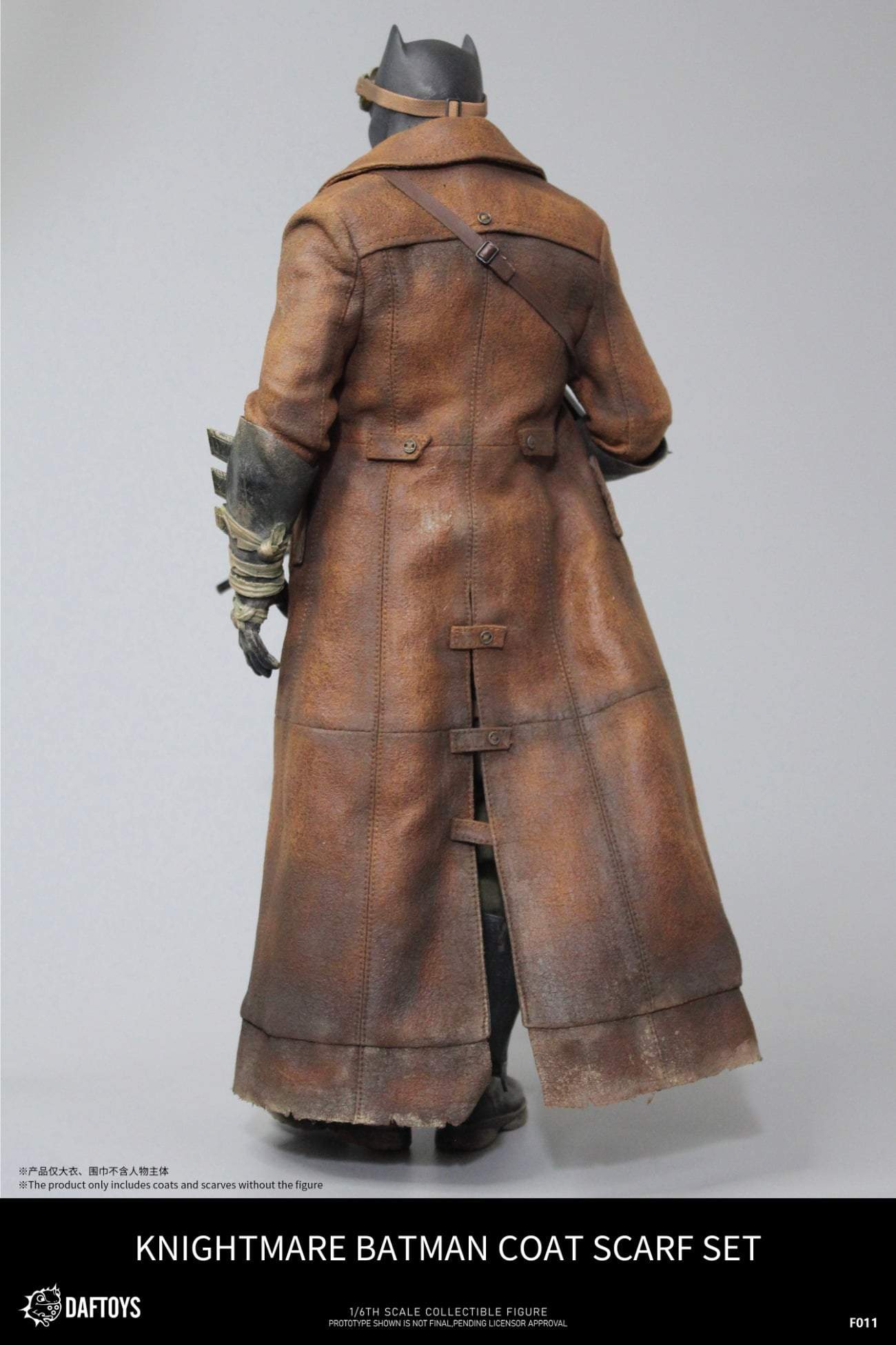 Pedido Accesorio Trenchcoat - Gabardina y bufanda K marca Daftoys F011 escala 1/6