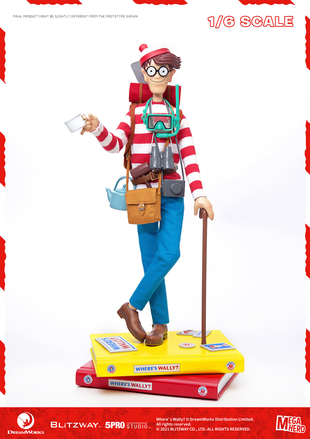Pedido Figura Wally - Where´s Waldo? marca Blitzway 5PRO-MG-20301 escala 1/6