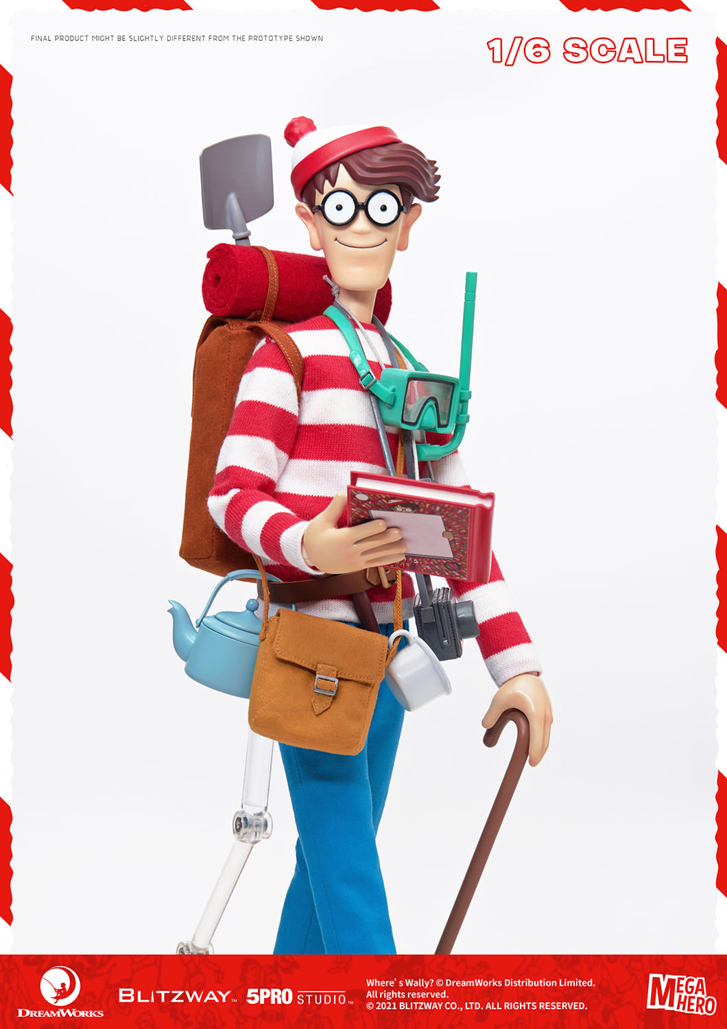 Pedido Figura Wally - Where´s Waldo? marca Blitzway 5PRO-MG-20301 escala 1/6
